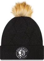 New Era Women's Brooklyn Nets Snowy Knit Hat