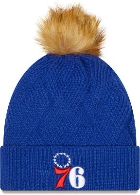 New Era Women's Philadelphia 76ers Snowy Knit Hat