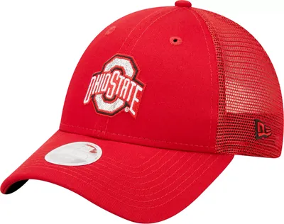 New Era Women's Ohio State Buckeyes Scarlet 940 Logo Adjustable Hat