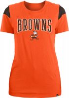 Dick's Sporting Goods New Era Apparel Women's Cleveland Browns Glitter Gel  Orange T-Shirt