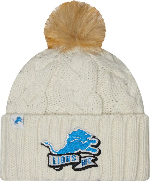 detroit lions knit hat