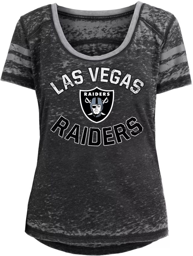 Dick's Sporting Goods New Era Women's Las Vegas Raiders Colorblock White T- Shirt