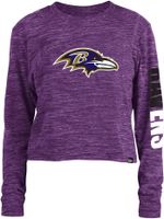 Dick's Sporting Goods New Era Apparel Women's Baltimore Ravens Glitter Gel  Purple T-Shirt