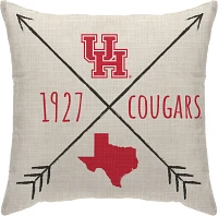 Pegasus Sports Houston Cougars Cross Décor Pillow