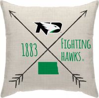 Pegasus Sports North Dakota Fighting Hawks Cross Décor Pillow