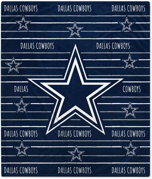 Dallas Cowboys Blanket 60x80 Slant Design - SWIT Sports