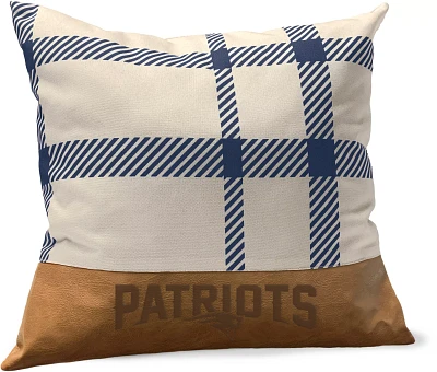 Pegasus Sports New England Patriots Faux Leather Pillow