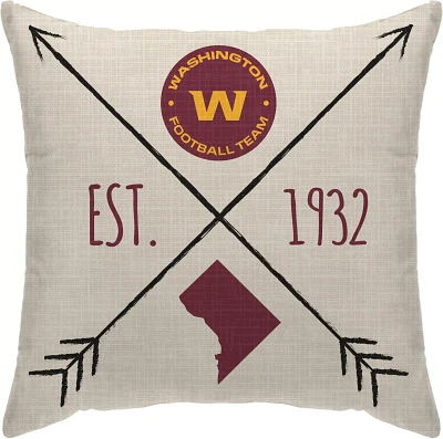 Pegasus Sports Washington Football Team Cross Décor Pillow