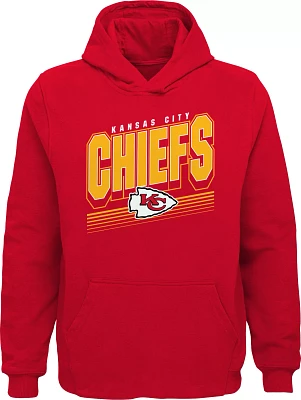 NFL Team Apparel Youth Kansas City Chiefs Big Time Pullover Hoodie