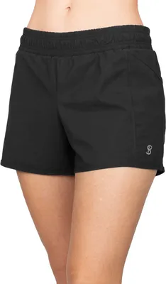 Sofibella Women's UV Staples Athletic Tennis Shorts