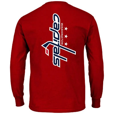 NHL Big & Tall Washington Capitals Pocket Red T-Shirt