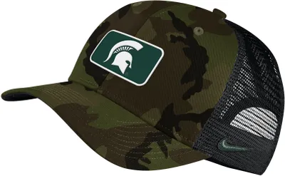 Nike Men's Michigan State Spartans Camo Classic99 Trucker Hat