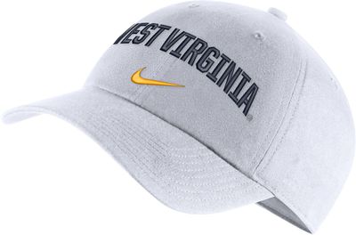 Nike Men's West Virginia Mountaineers White Heritage86 Arch Hat