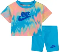 Nike Infant Girls' Digi Dye Bike Short Set