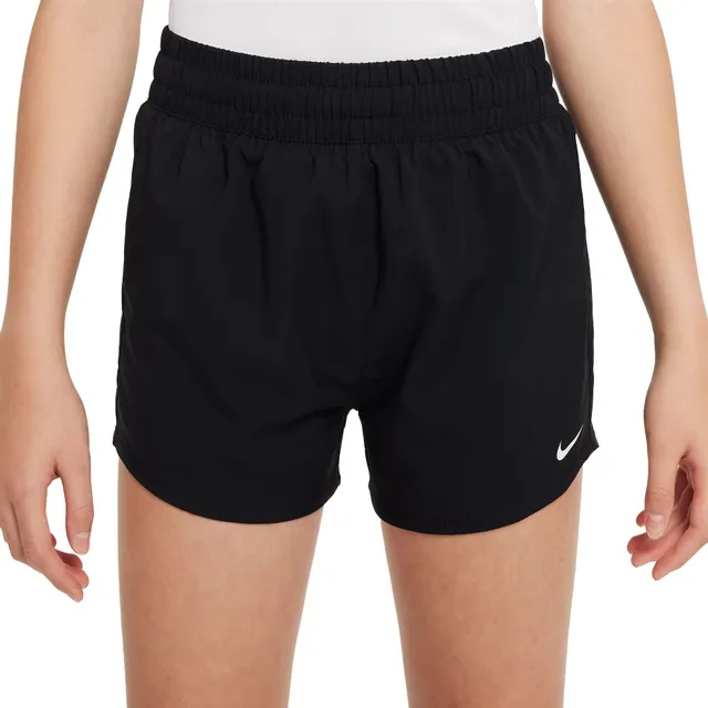 Nike Girls' Dri-FIT One High-Waisted Woven Training Shorts