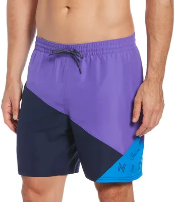 Nike Swim Men's Logo Jackknife 7" Volley Shorts