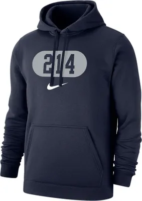 Nike Men's Dallas 214 Area Code Navy Hoodie