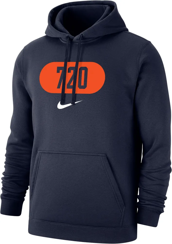 Nike Men's Denver 720 Area Code Navy Hoodie