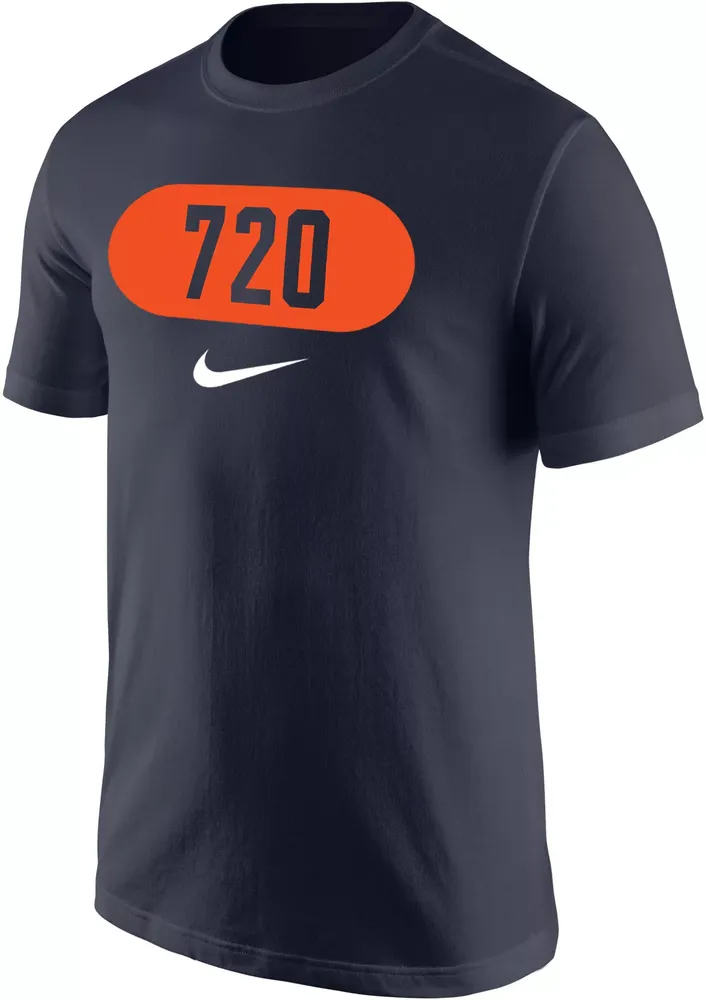 Nike Men's Denver 720 Area Code Navy T-Shirt