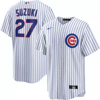 Nike Men's Chicago Cubs Seiya Suzuki #27 White Home Jersey