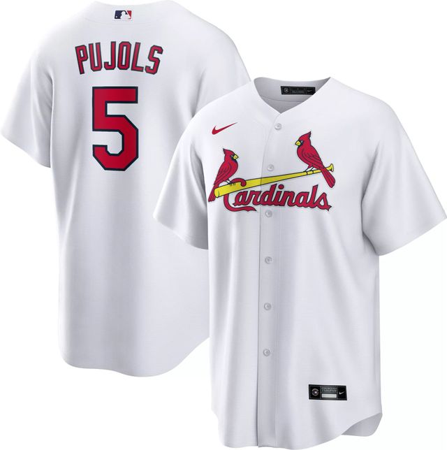 Dick's Sporting Goods Nike Men's St. Louis Cardinals Albert Pujols #5 White  Cool Base Jersey