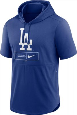 Nike Men's Los Angeles Dodgers Dri-FIT Slubbed Logo Hoodie