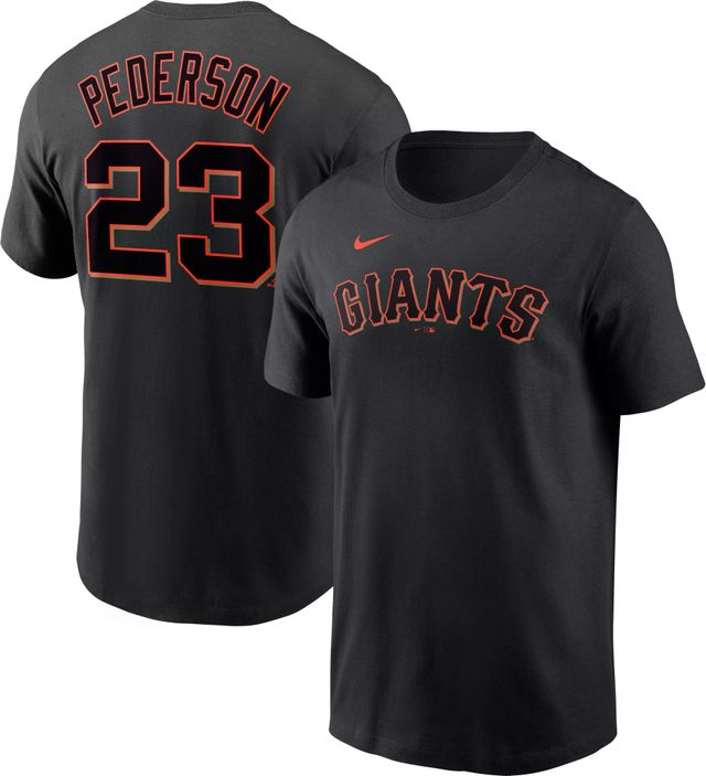 Dick's Sporting Goods Nike Men's San Francisco Giants Joc Pederson #23  Black T-Shirt