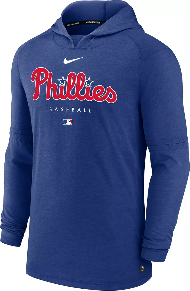 Nike Men's Philadelphia Phillies Royal Authentic Collection Dri-FIT Hoodie