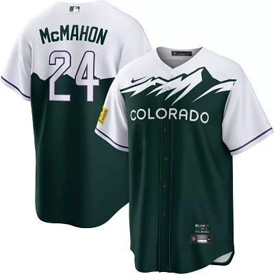 Nike Men's Colorado Rockies Ryan McMahon #24 2023 City Connect Cool Base Jersey