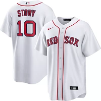 Nike Men's Boston Red Sox Trevor Story #10 White Home Cool Base Jersey