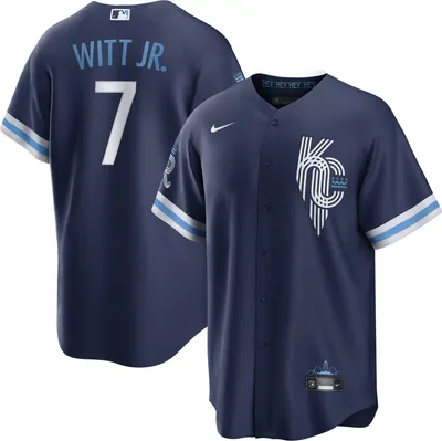 Nike Men's Kansas City Royals Bobby Witt Jr. #7 2023 Connect Cool Base Jersey