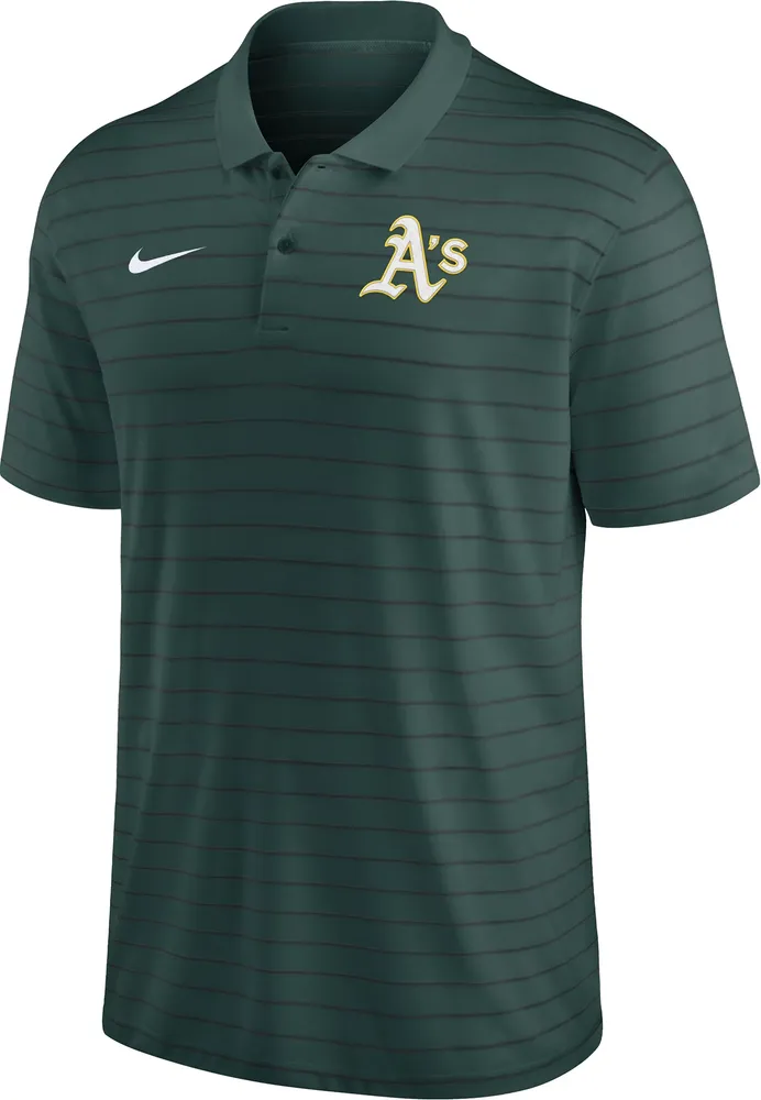 Nike Men's Oakland Athletics Green Authentic Collection Victory Polo