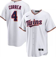 Minnesota Twins Nike Home Replica Team Jersey - White