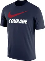 Nike North Carolina Courage Swoosh Dri-FIT Navy T-Shirt