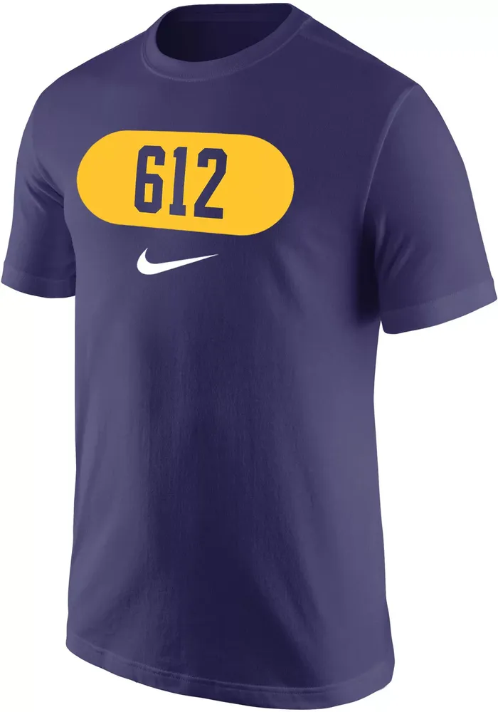 Nike Men's Minneapolis 612 Area Code Purple T-Shirt