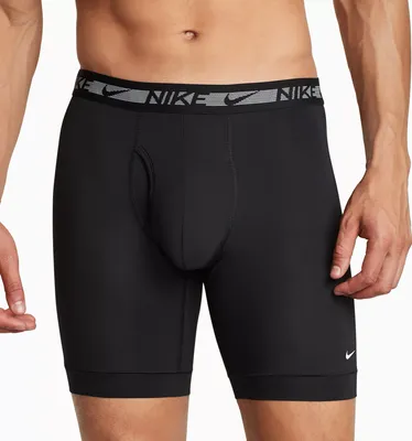 Nike Men's Dri-FIT Ultra Stretch Micro Long Boxer Briefs – 3 Pack