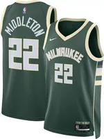 Nike Men's Milwaukee Bucks Khris Middleton #22 Dri-FIT Swingman Jersey