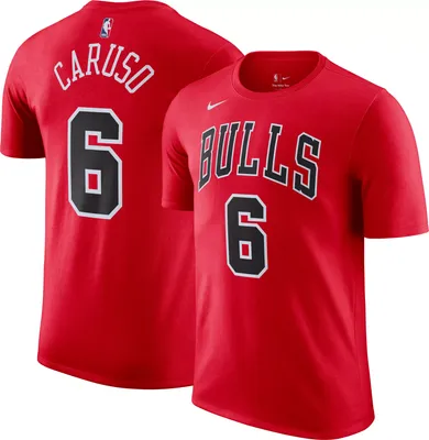 Nike Men's Chicago Bulls Alex Caruso #6 Red T-Shirt