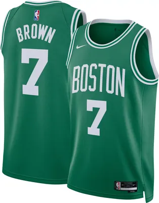 Nike Men's Boston Celtics Jaylen Brown #7 Green Dri-FIT Swingman Jersey