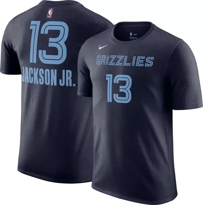 Nike Men's Memphis Grizzlies Jaren Jackson Jr. #13 Navy T-Shirt