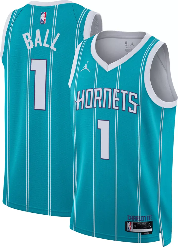 Nike Men's Charlotte Hornets LaMelo Ball #1 Teal Dri-FIT Swingman Jersey