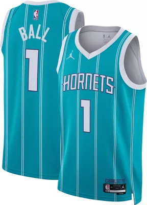 Nike Men's Charlotte Hornets LaMelo Ball #1 Teal Dri-FIT Swingman Jersey