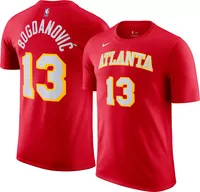 Nike Men's Atlanta Hawks Bogdan Bogdanovic #13 Red T-Shirt