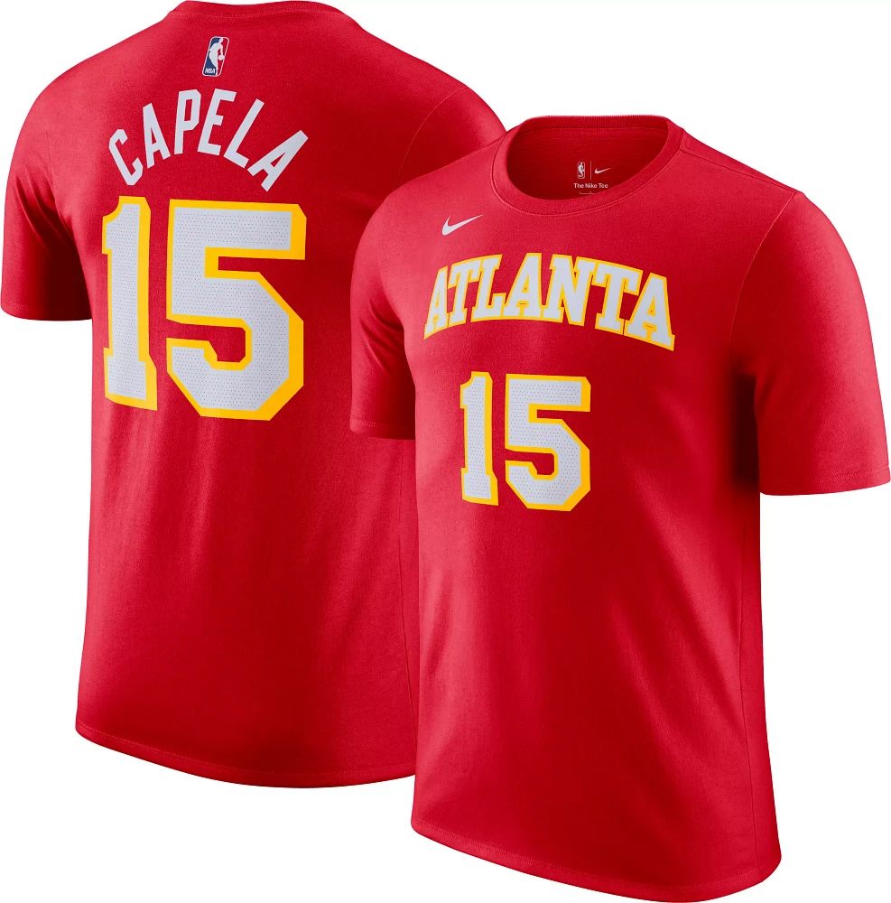 Nike Men's Atlanta Hawks Clint Capela #15 Red T-Shirt