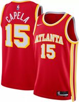 Nike Men's Atlanta Hawks Clint Capela #15 Red Dri-FIT Swingman Jersey