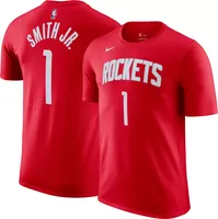 Nike Men's Houston Rockets Jabari Smith #1 Red T-Shirt