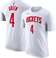 Nike Men's Houston Rockets Jalen Green #4 White T-Shirt