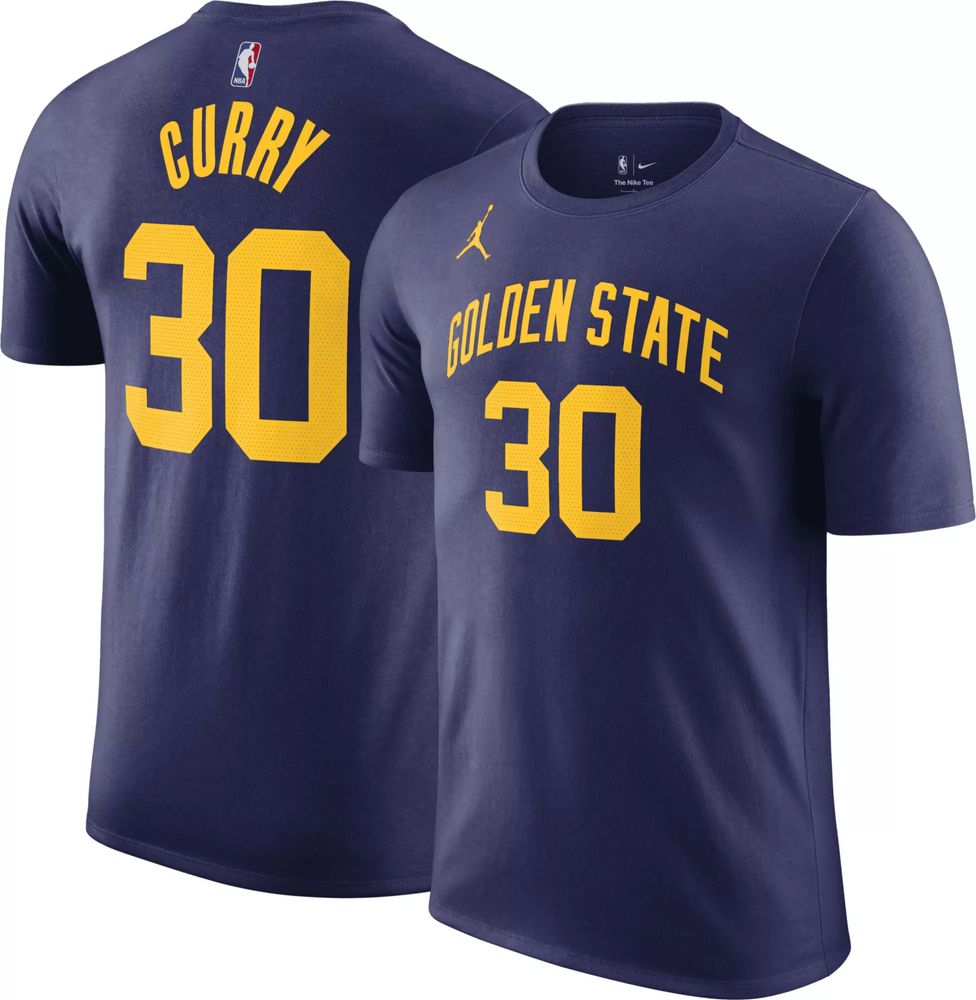 men's nike stephen curry royal golden state warriors