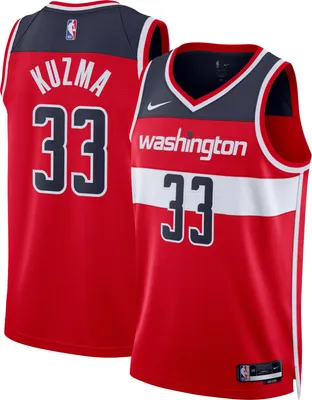 Nike Men's Washington Wizards Kyle Kuzma #33 Red Dri-FIT Swingman Jersey