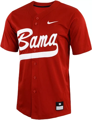 Nike Alabama Crimson Tide Full Button Replica Softball Jersey